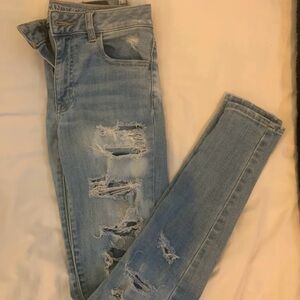 American Eagle Outfitters Light Blue Skinny Jeans